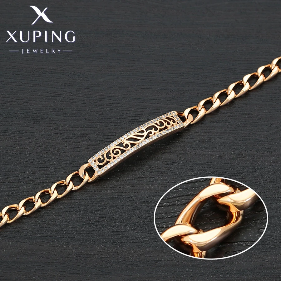 Source 52253 XUPING Latest Design Fashion 24K Gold Color Delicate No Stone  Gold Plated Bangle on malibabacom