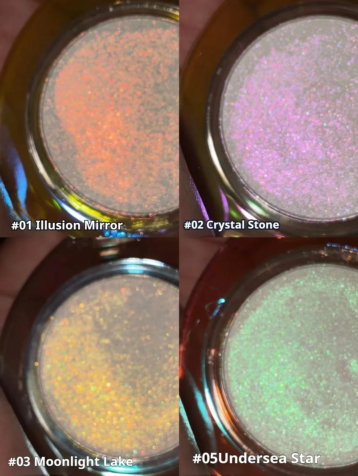Makeup RMT high gloss chameleon highlight matte purple fine powder cream blusher shiny face brightening integrated plate