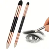 2Pcs Artist Blending Sponge Pen Double Headed Rubbing Brush Dual Tip Sketching Wipe Pen Drawing Art Blenders Tools 1