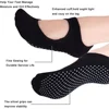Backless Non-slip Fitness Pilates Socks Cotton Women Sport Yoga Socks Ballet Dance Slippers Barefoot Sock Workout for Gym 2