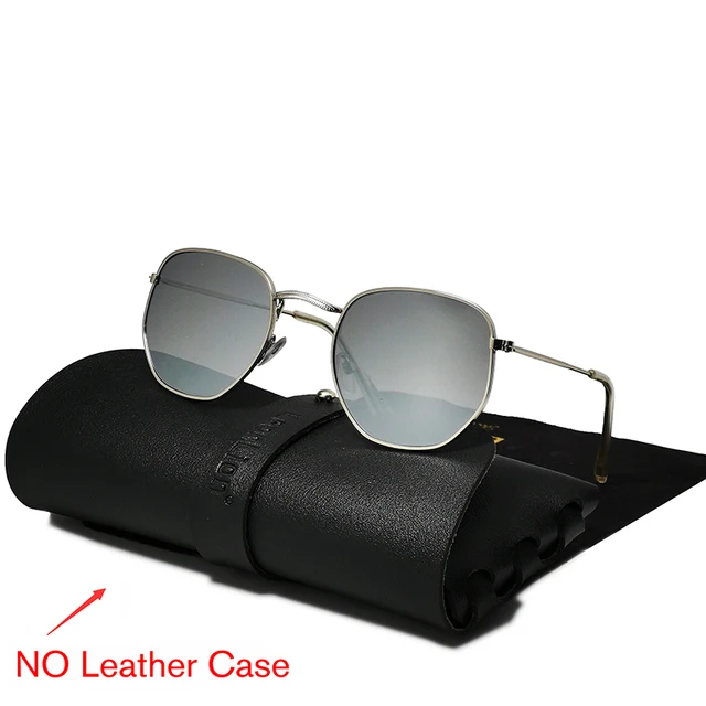 RBROVO Metal Vintage Polygon Sunglasses Men 2022 Luxury Brand Glasses For Men/Women Designer Eyewear Men Oculos De Sol Masculino SilverSilver