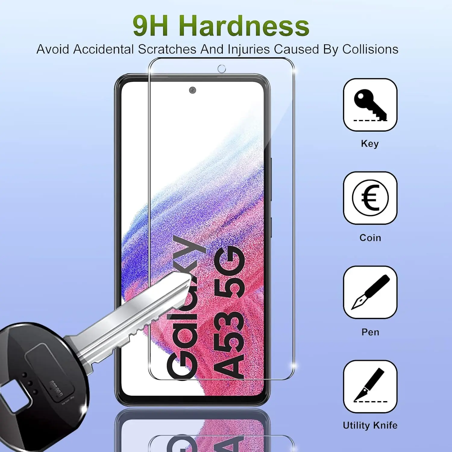 Premium 6.5 Tempered Glass Screen Protector Film