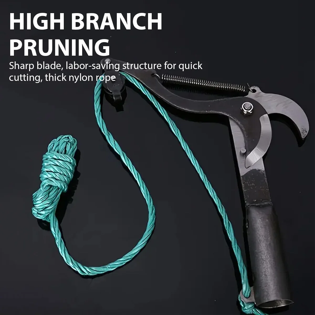 Retractable High-Altitude Lopper Branch Scissors Fruit Tree Pruning Saw Cutter Garden Trimmer Tool With Rope Fruit Picker