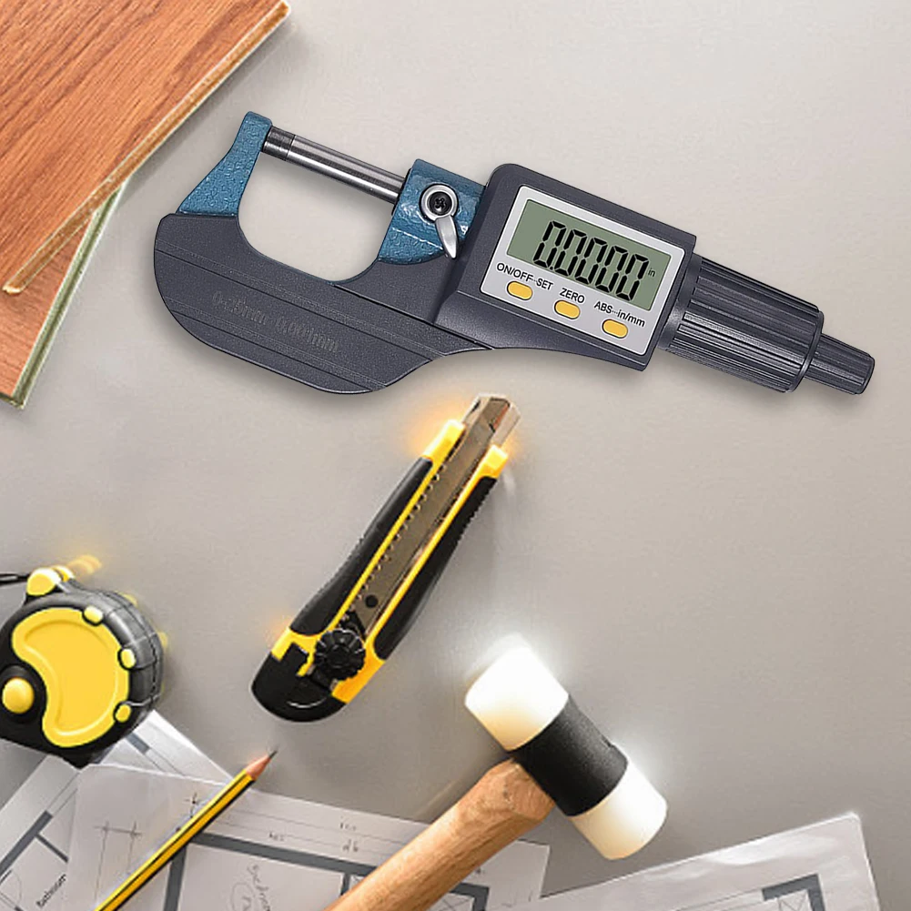 ü߰  ִ  ũι ġ, LCD ũ  ܺ ũι,  ̸  , 0-25mm, 0.01mm