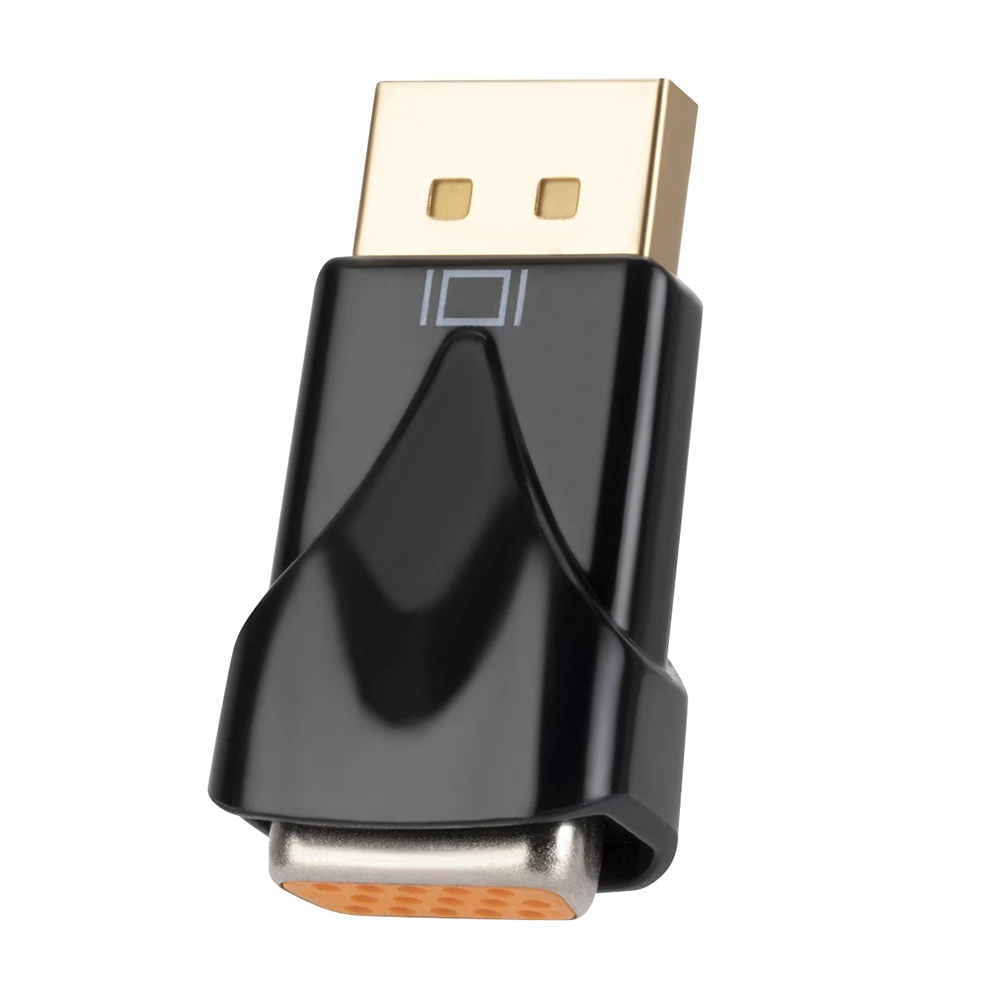 1080P DP to VGA   DisplayPort ÷ Ʈ Male to VGA Female , PC  DVD TV Ʈ 