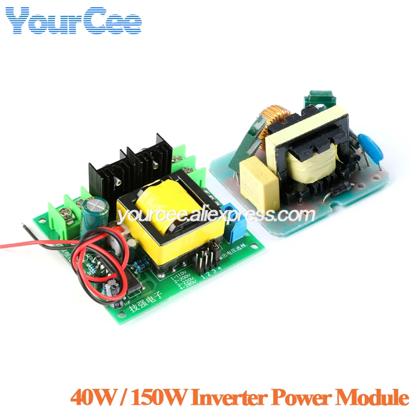 40W DC-AC Step Up Boost Inverter Power Module 12V to 220V Dual Channel ...