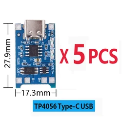 Enhanced Lithium Battery Charger Module with Dual Protection and Optimized Charging (Type - C 5PCS)