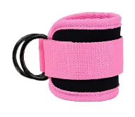 Ankle Straps Fitness Ankle Straps Fitness Ankle Straps Set Adjustable D-Ring Support Cuffs Gym Leg Excercises Training Workouts Sports Fit Guard Safety Abductors