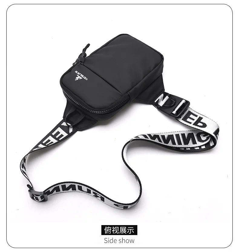 Outdoor Sports Water Resistant Chest Pack Single-shoulder Cross Body Bag Men's Shoulder Bag Sling Chest Bags Girl Phone Bag