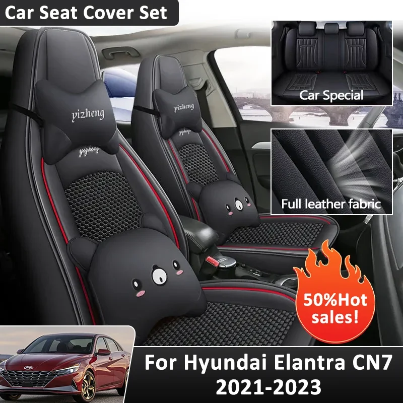 Car Seat Cover Set For Hyundai Elantra Avante i30 Sedan CN7 2021