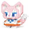 24pcs Stitch LinaBellr Mario Bros Figures Disney Stitch Building Blacks Cartoon Anime Pokemon Pikachu Assembled Bricks Toy Gift 5
