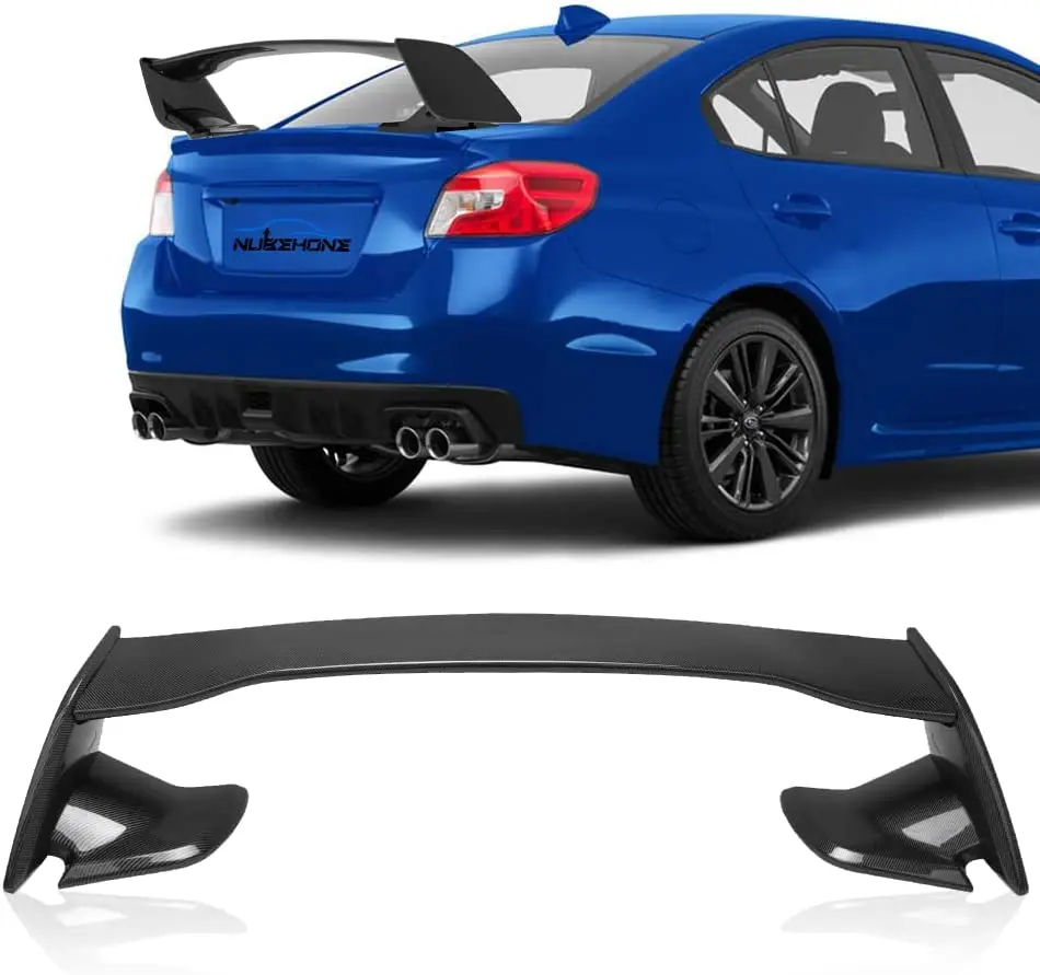 Car Rear Trunk Spoiler Wing Compatible with Subaru WRX STi 4 Doors