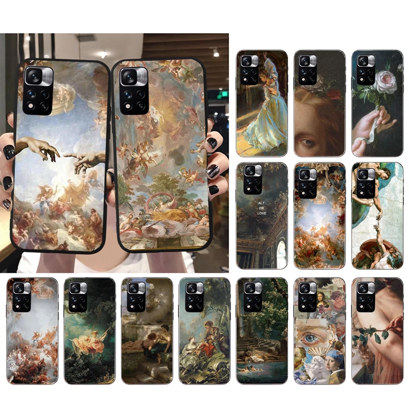 

Renaissance art Painting Phone Case For Xiaomi Redmi Note 12 Pro 11S 11 10 Pro 10S Note 12R 12S 12 ProPlus Redmi 10 9C 12