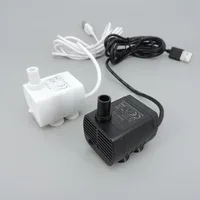 white black 5V USB Water Pump Ultra-quiet Brushless Submersible Fountain Aquarium tube hose Circulating for fish tank Pet tool 2