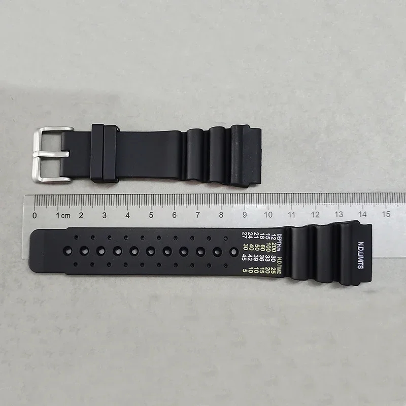 Men's Rubber Sport Strap - Durable Resin Replacement Watch Band