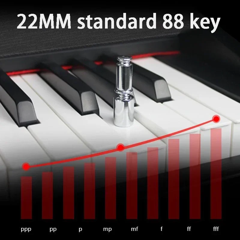 88-key Electronic Organ Midi Professional Piano Adult Musical Keyboard Beginner Portable Footswitch Bluetooth Musical Instrument