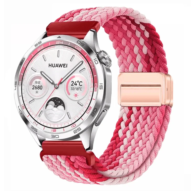 Magnetic Buckle Nylon Watch Band with Adjustable Strap