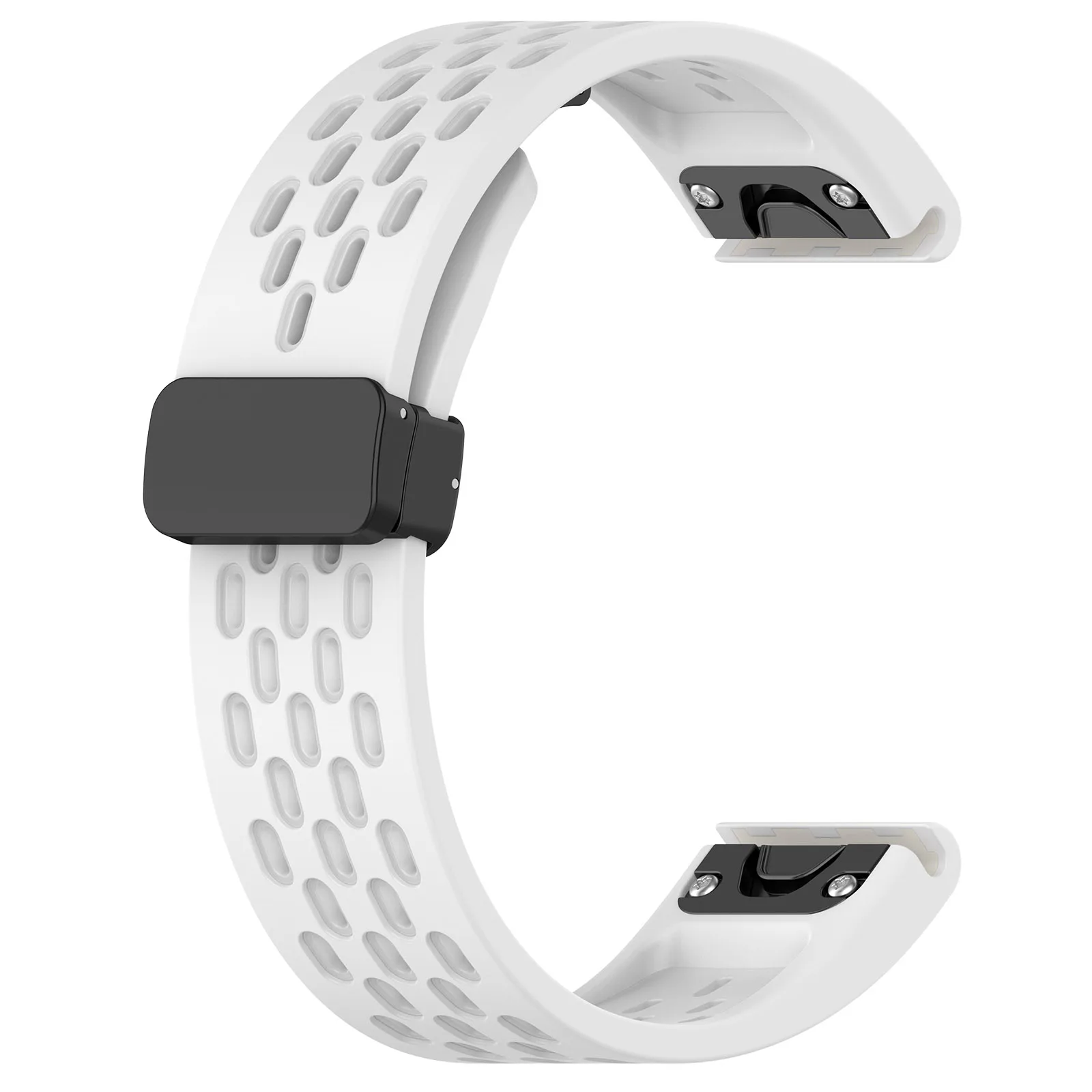Silicone QuickFit Strap for Smartwatch - Premium Adjustable Bracelet Band (20mm, 22mm, 26mm)