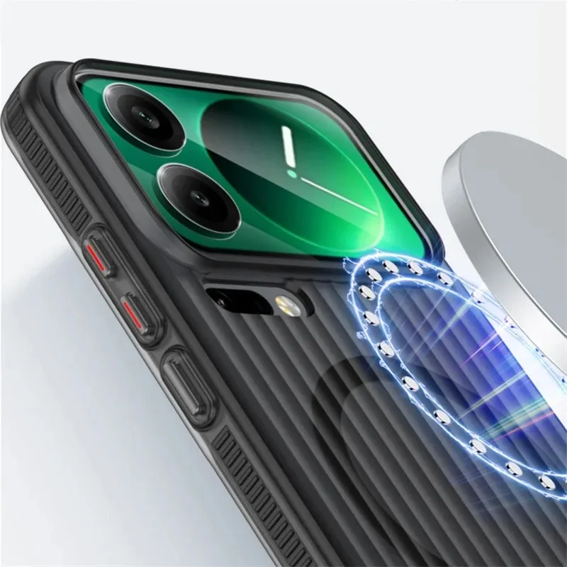 Xiaomi Mi 17 Pro Max Anti-Slip Magnetic Transparent Protective Case