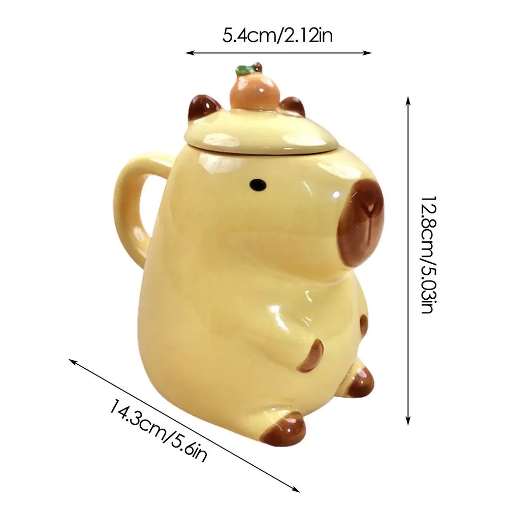 Kawaii Capybara Ceramic Tea Cup - Limited Edition