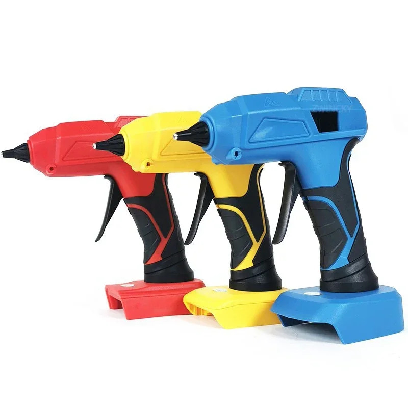 Electric Hot Melt Glue Gun for Makita/Dewalt/Milwaukee 18V Battery Cordless Hot Melt Glue Gun With Sticks DIY Repair Tool