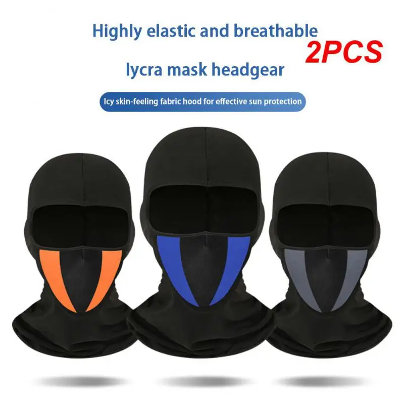 

2PCS Breathable Balaclava Motorcycle Full Face Mask Motorbike Cycling Bike Motocross Helmet Hood Moto Riding Neck Face Mask