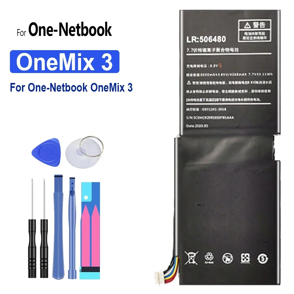 

8.8V, 8600mAh, 506480, Tablet Battery For One-Netbook OneMix 3, OneMix3