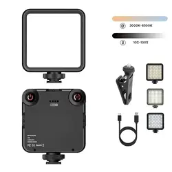 Portable Bi - Color LED Clip Video Light for Photography and Filmmaking (With Clip)