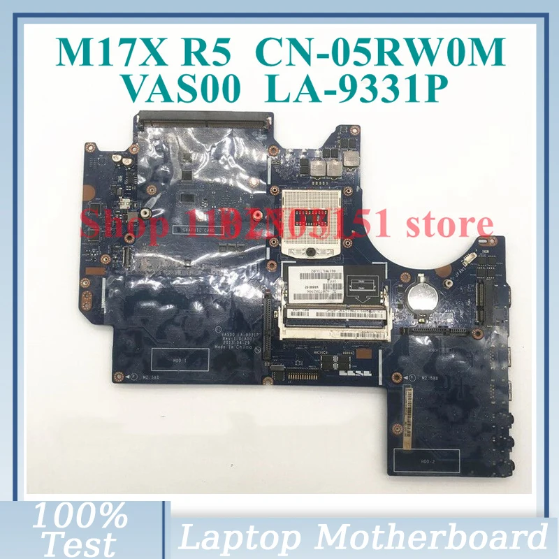 

CN-05RW0M 05RW0M 5RW0M Mainboard VAS00 LA-9331P For Dell M17X R5 Laptop Motherboard DDR3 100% Fully Tested Working Well