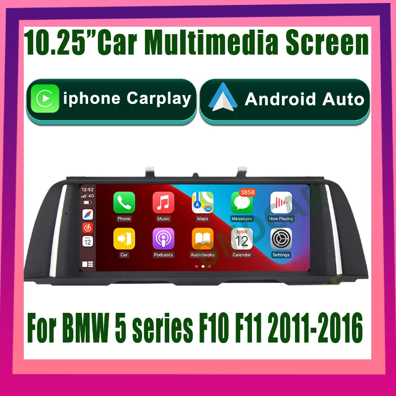 

10.25inch Apple CarPlay Car Radio Multimedia Video Player Carplay For BMW 5 Series F10/F11/520 (2011-2016)