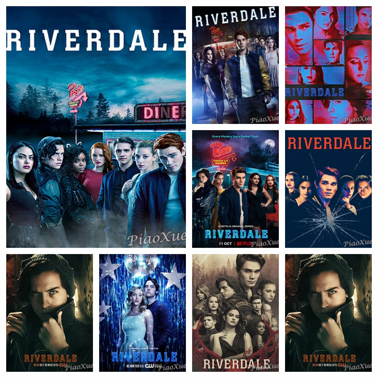 Diamond Painting Riverdale Movie TV Series Diamond Embroidery Room Wall Art Picture For Living Room Decor Cross Stitch Kit Gift diamond painting diamond painting accessories
