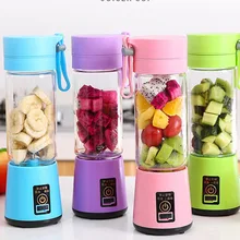 

Portable Personal Size Blender, USB Rechargeable Mini Fruits Juicer Blender for Shakes and Smoothies,380ml Electric Juicer Cup