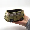 3D Kombi Camper Van Concrete Cement Flower Pot Silicone Mold Succulent Vase Mold Planter Mould DIY Crafts 6