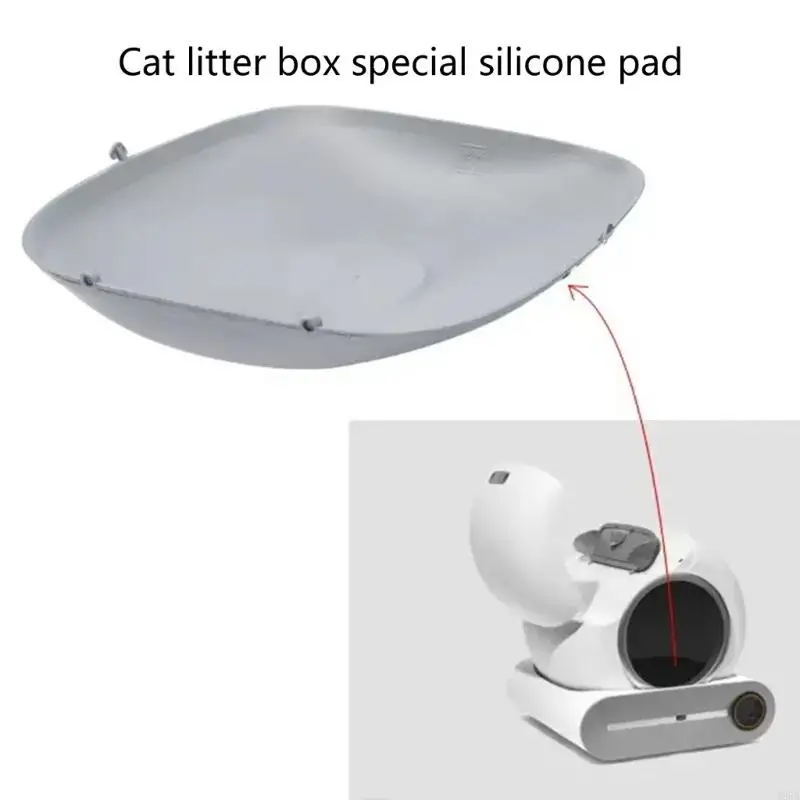 방수 및 누수 방지 실리콘 고양이 화장실 매트, 톤피 자가 세척 고양이 화장실용