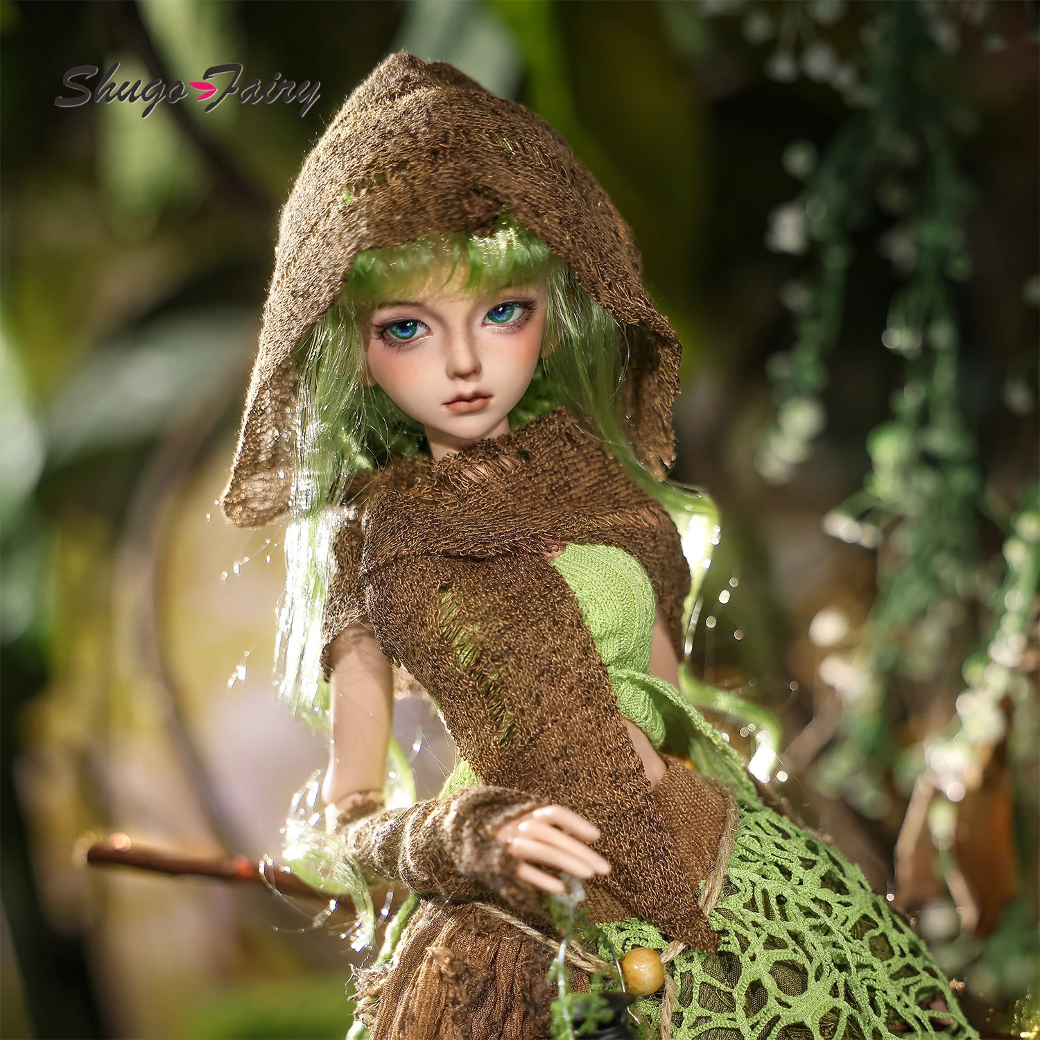 Kaka G BJD Doll 1/4 Full Set Bariy Body Survivor of The Apocalyptic Jungle Forest Explorer Pathfinder Shugafairy Jointed Dolls