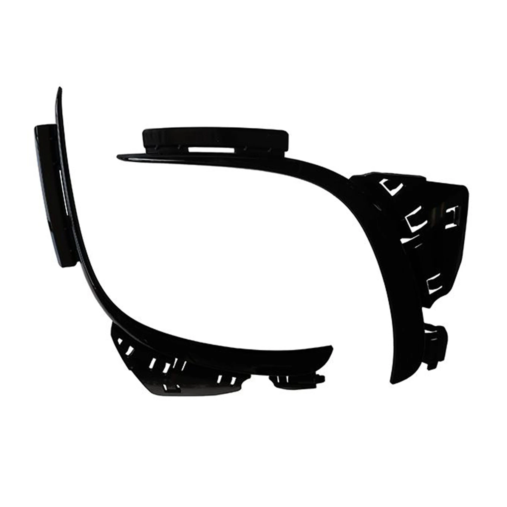 2Pcs Left&Right Front Bumper Fog Light Trim Strips Frame for  