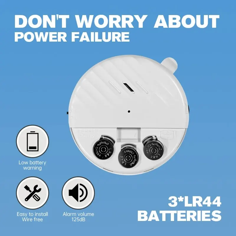 Compact Battery-Powered Vibration Alarm with 125dB Siren | Security Solution