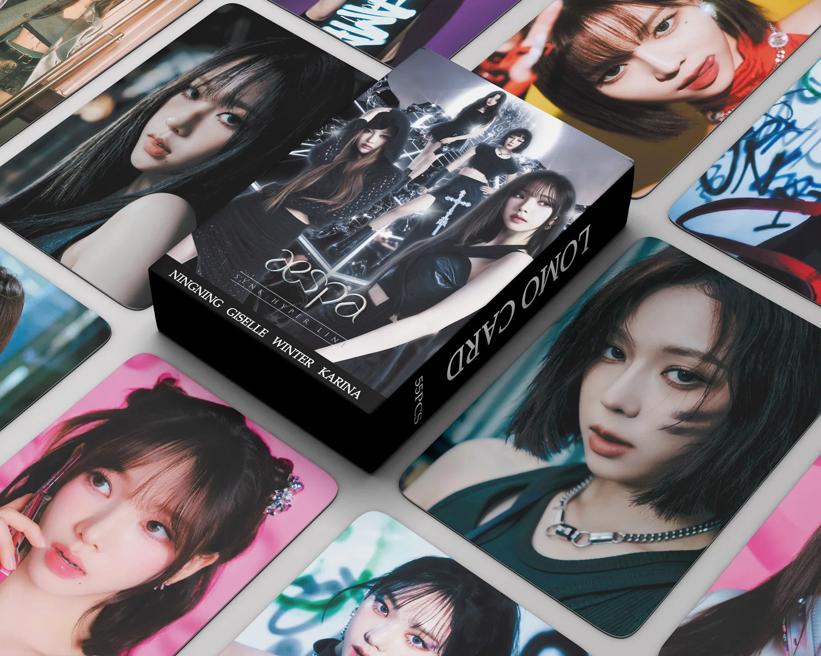 

55 шт./набор Kpop NINGNING Girl Group AE Фотокарточка ломо-карточка новый альбом Лучшие вещи сезон поздравления Коллекционная серия подарок