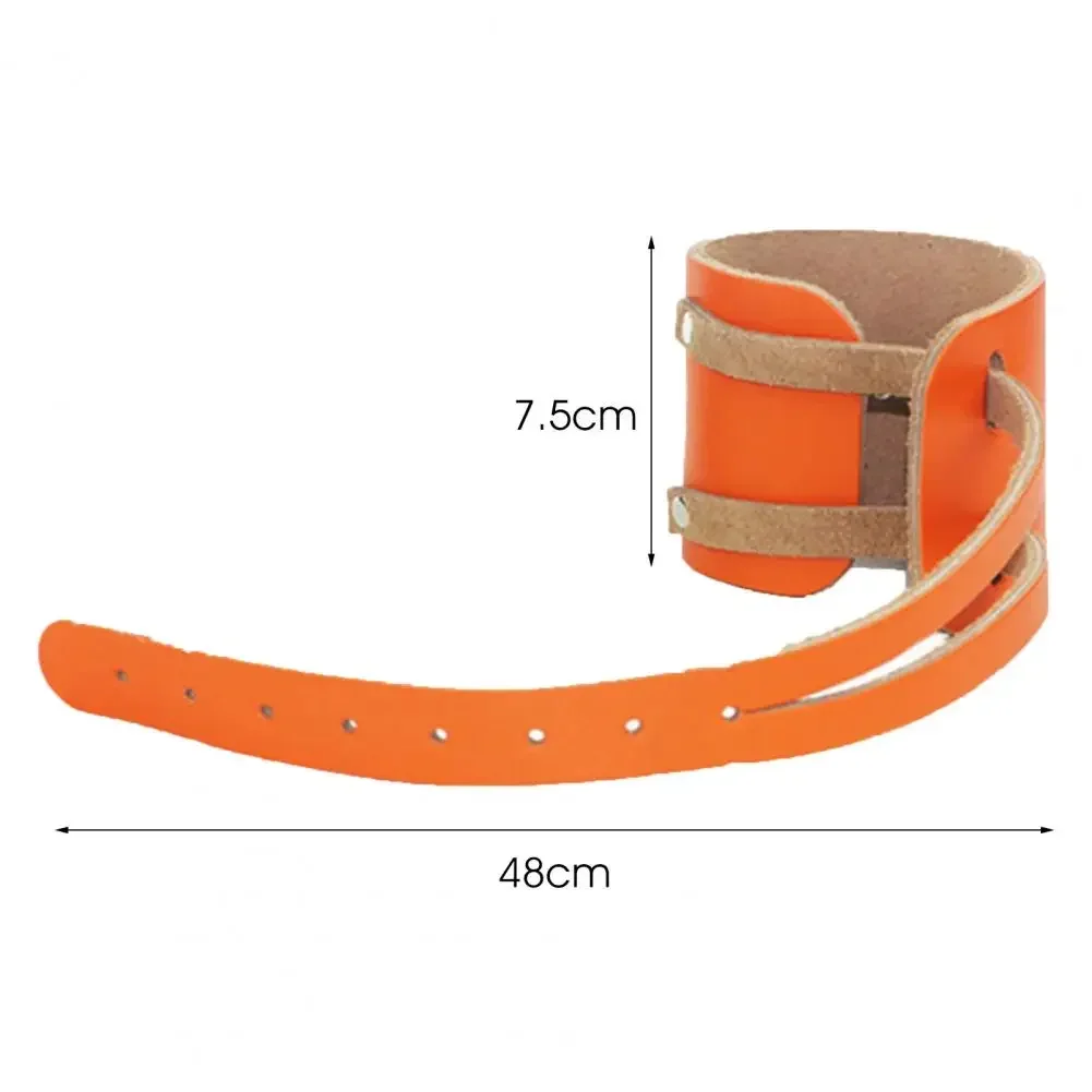 Genuine Leather Wrist Guards for Fitness, Compression, Weight Lifting, Wristbands for Strength Training, 1Pair