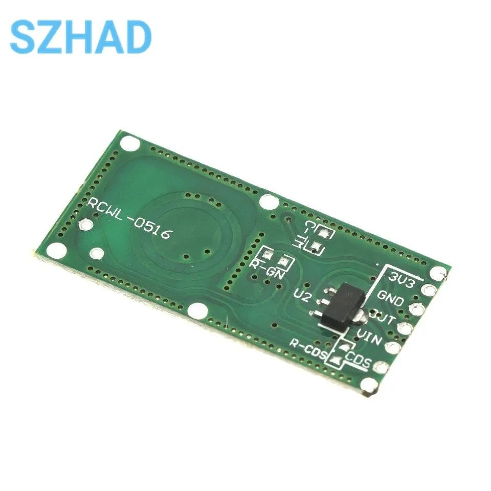Sensore Radar A Microonde RCWL-0516 - Modulo Per Rilevamento Movimento E Presenza, 5 Pezzi, Alta Sensibilità - Foto 3