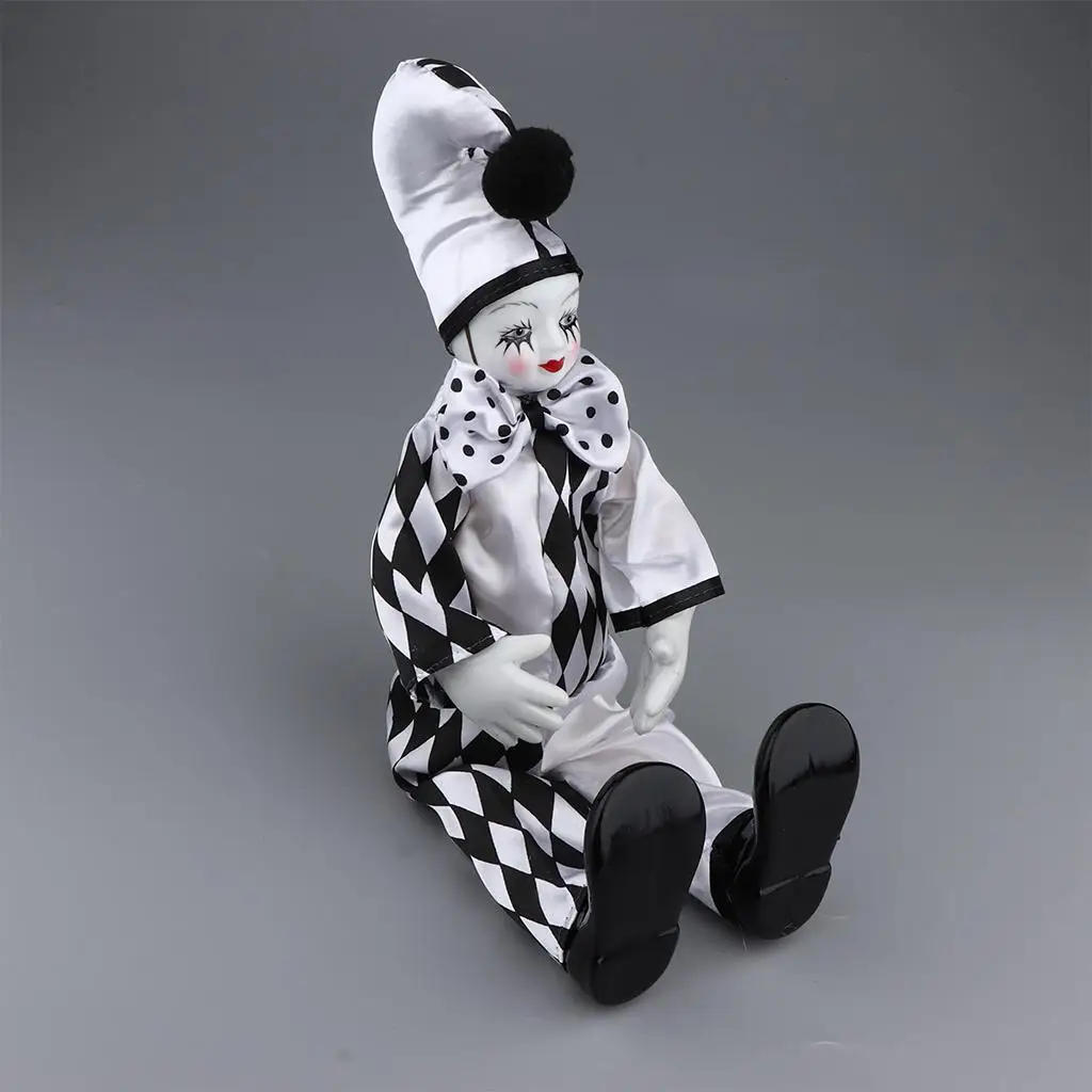 

Porcelain Clown Doll A14-Bedroom Living Room Office Handcrafted