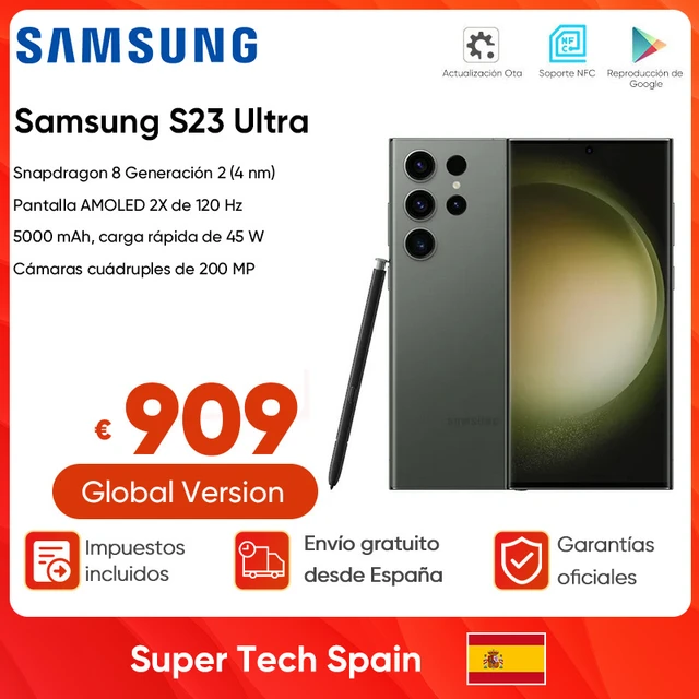 Global Version Samsung Galaxy S23 Ultra 256GB/512GB Snapdragon 8 Gen 2  120Hz AMOLED Display 200MP Quad Cameras Samsung s23 ultra - AliExpress