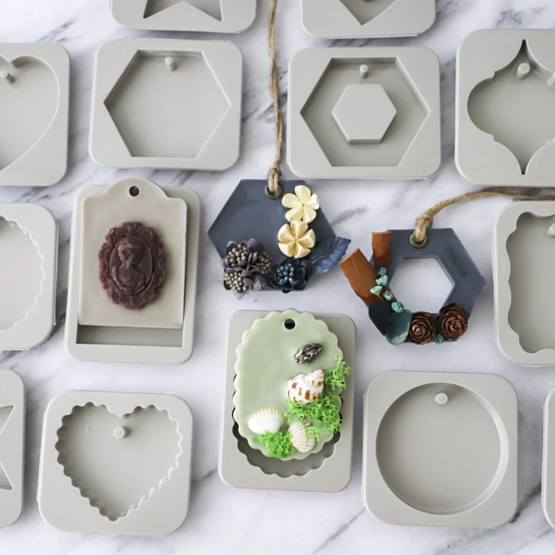 Aromatherapy Wax Tablet & Pendant Silicone Mold