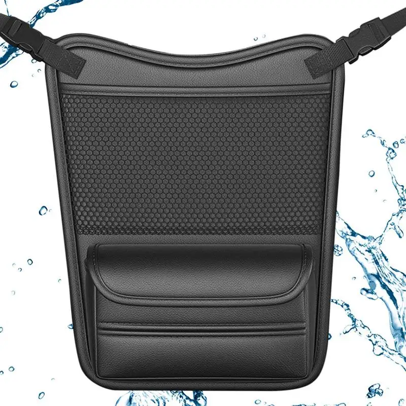 

Car Organizer Between Seats Large-Capacity Car Handbag Holder Between Seats Back Seat Organizers And Storage Bag Holder For Kids