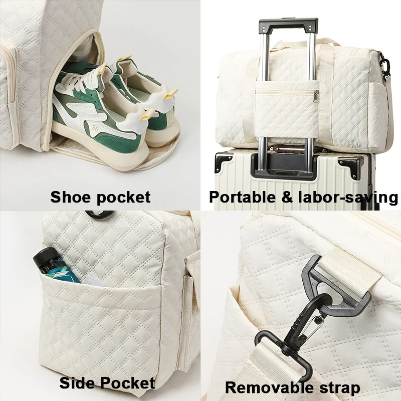 Fashion Travel Bag Handbags Large Capacity Carry On Luggage Bags Men Women Shoulder Outdoor Tote Waterproof Sport Gym Bag 5