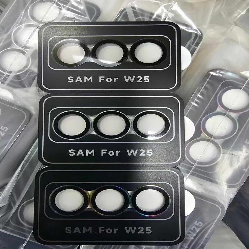 HD Clear Tempered Glass Film and Camera Metal Lens Protector