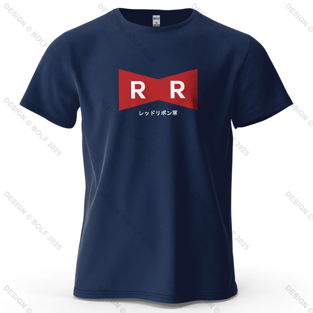 Red Ribbon Army Oversized Unisex Anime Graphic T-Shirt - 100% Cotton Casual Streetwear