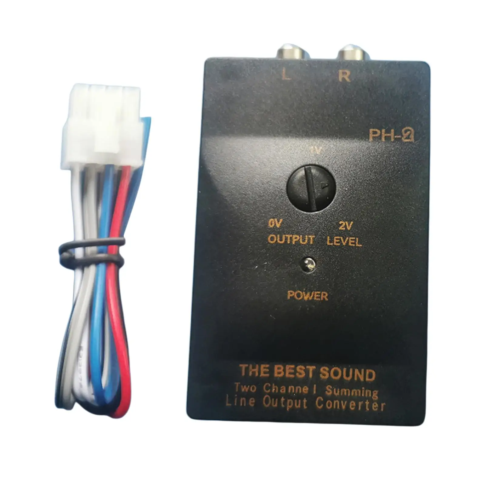 Line Output Converter for Subwoofer Auto Car RCA Output Stereo Speaker High to Low Line Output Converter Discount - High to Low