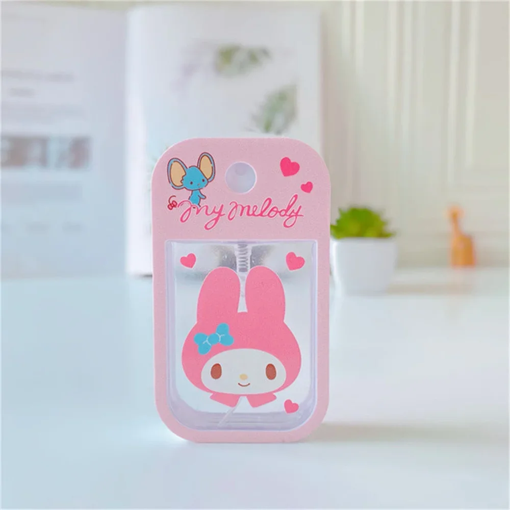 50ml Anime Hello Kitty Sanrio Perfume Spray Bottle Kuromi Cinnamoroll Travel Portable My Melody Cartoon Alcohol Press Bottled images - 6