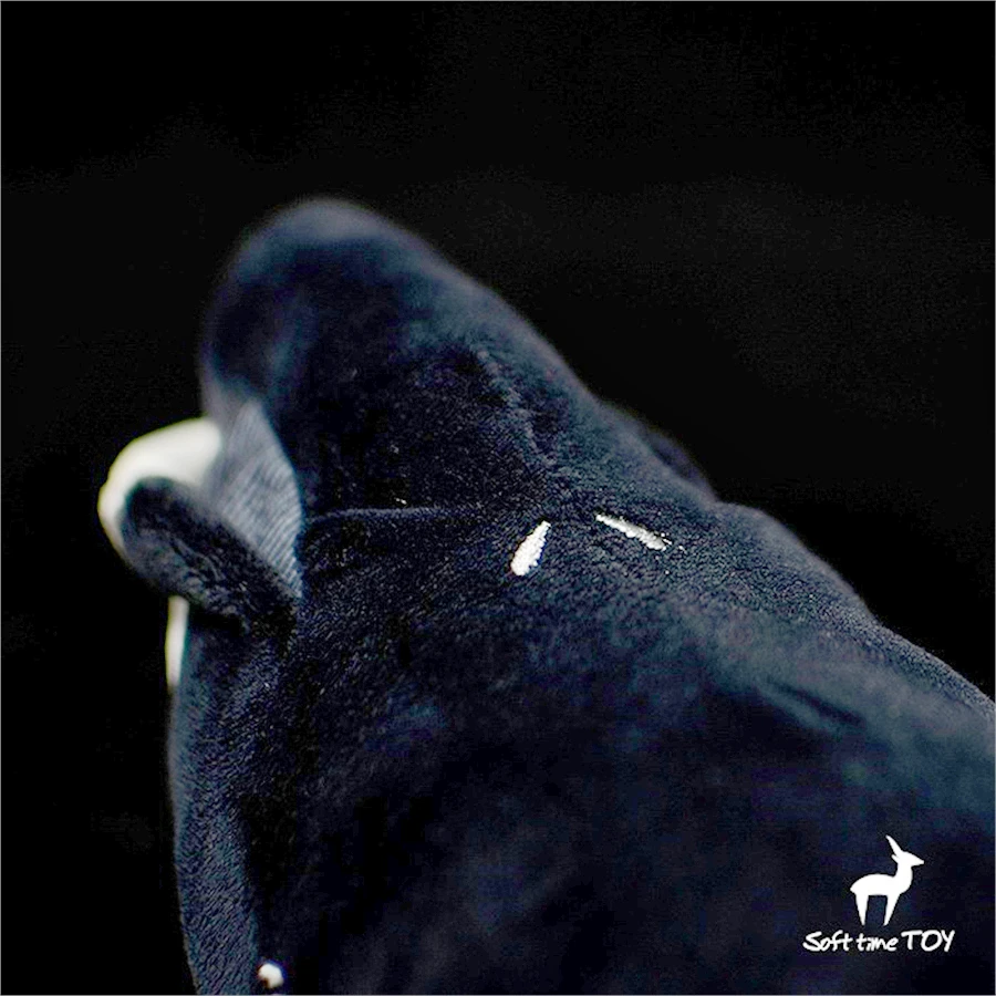 Bowhead Whale High Fidelity Anime Cute Plushie Humpback Right Whale Plush Toys Lifelike Animals Simulation Stuffed Doll Kawai 4